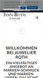 Mobile Screenshot of juwelier-roth.com